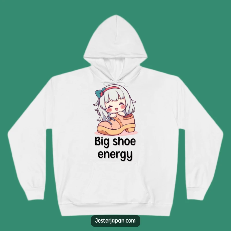 Funny Geta Shoe Try-On Hoodie, Rosy Cheek Character - Cozy Funny Gift