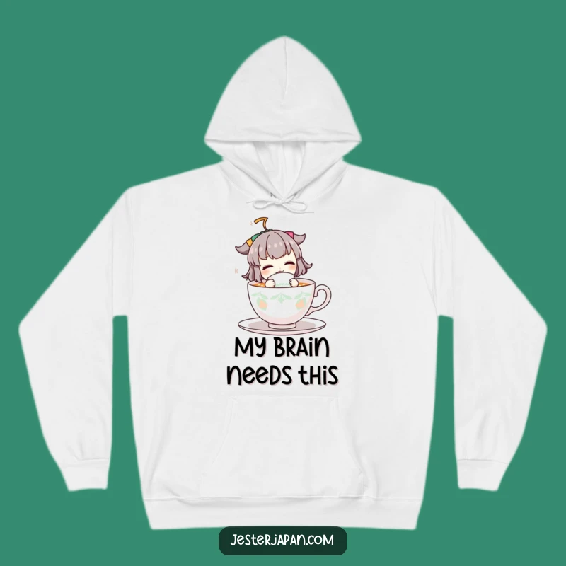 Funny Hoodie: Cozy Energetic Sipper Character, Warm & Hilarious Gift For Cold Days