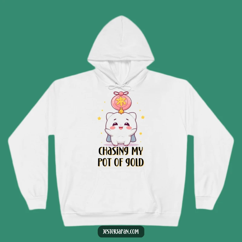 Funny Lucky Charm Hoodie: Cozy & Delightful Character Design for Ultimate Luck