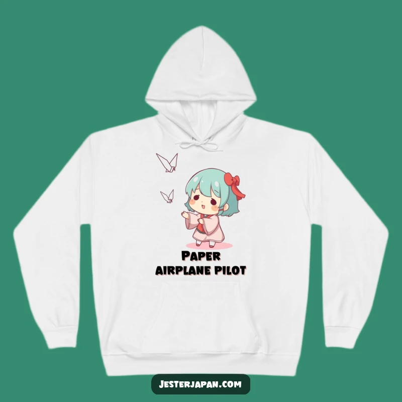 Funny Origami Crane Toss Hoodie - Cozy & Hilarious Wear for Art Enthusiasts