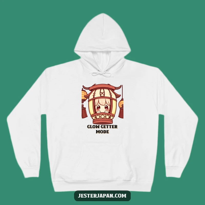 Funny Lantern Peek Hoodie: Cozy Wonder Character, Perfect Humorous Gift