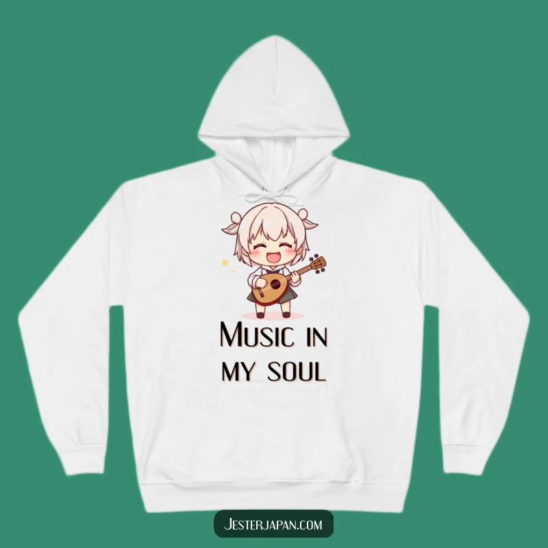 Cozy Funny Shamisen Player Hoodie: Warmth Meets Musical Fun