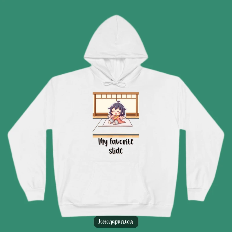 Funny Tatami Slider Hoodie: Cozy Character's Smooth Comfort, Best Funny Gift for Relaxers