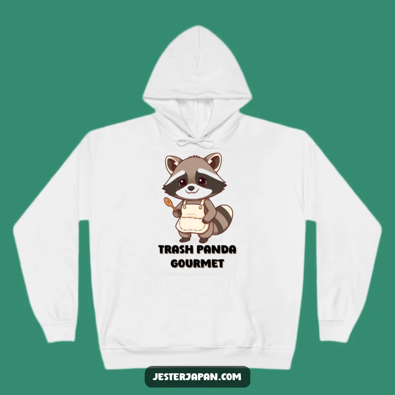 Cozy Funny Raccoon Chef Hoodie: Warm Up Your Kitchen with Hilarious Comfort
