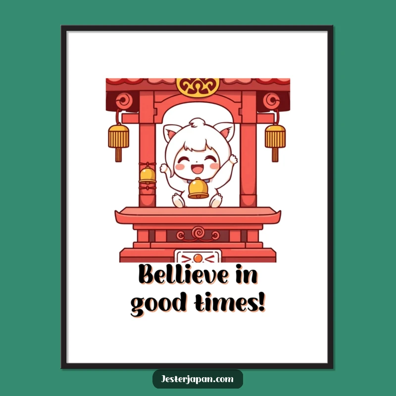 Free Printable Wall Art: Funny Bell Character, Hilarious Downloadable Decor for Your Home