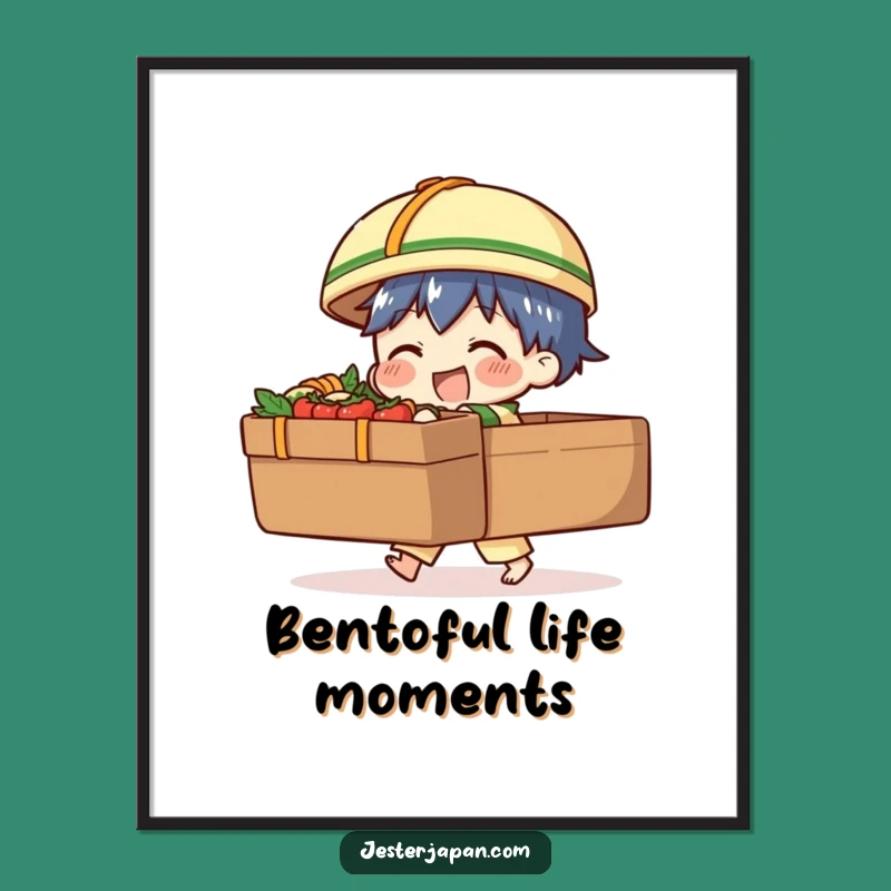 Funny Free Printable Wall Art: Bento Box Battle - Humorous Downloadable Decor!