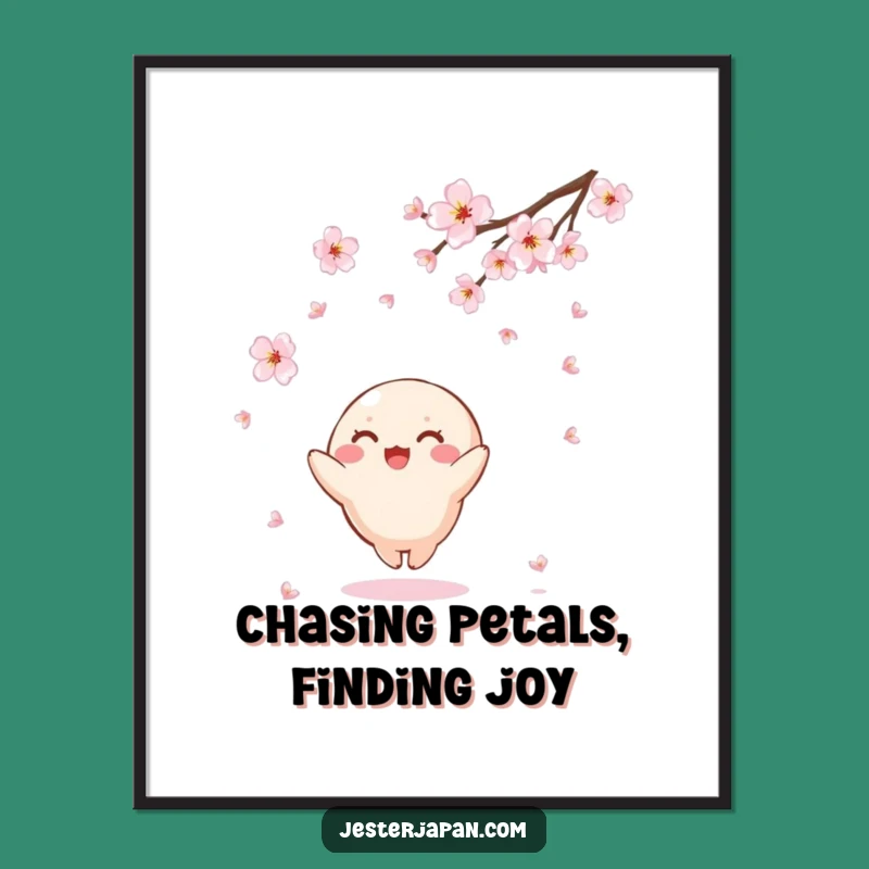 Kawaii Cherry Blossom Art: Free Printable Spring Decor Downloadable!