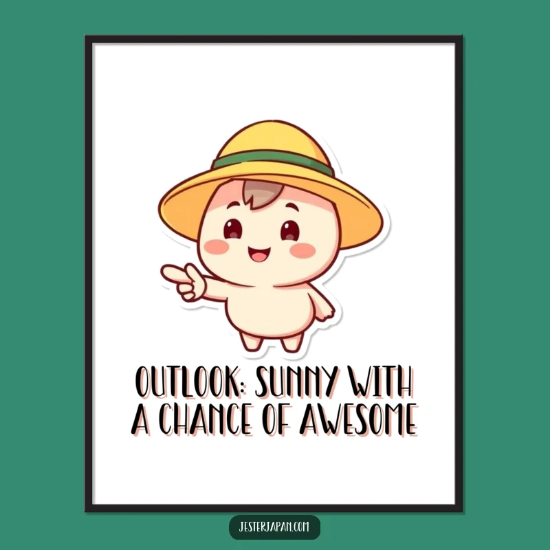 Free Printable Wall Art: Cheerful Sunny Character Downloadable Art