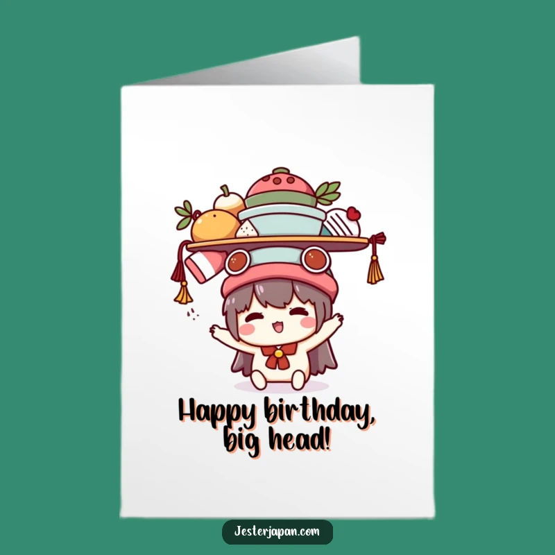 Kawaii Balance Birthday Card: Free Printable Juggling Fun Downloadable Gift!