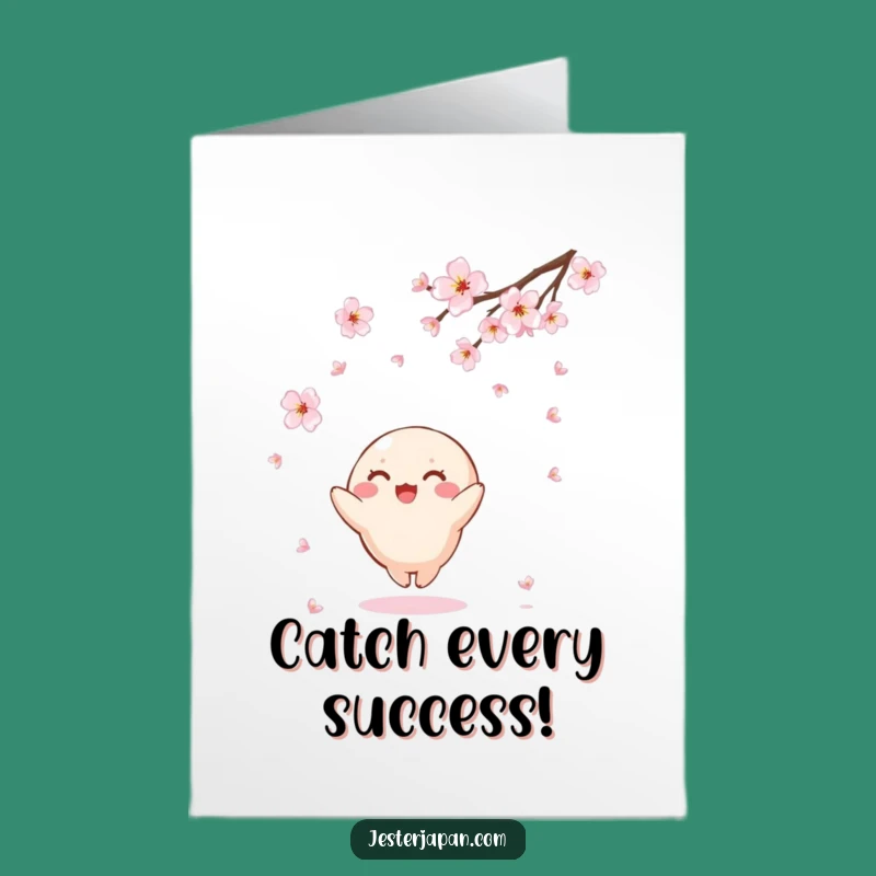 Kawaii Blossom Congrats Card: Free Printable Joyful Moment Downloadable!