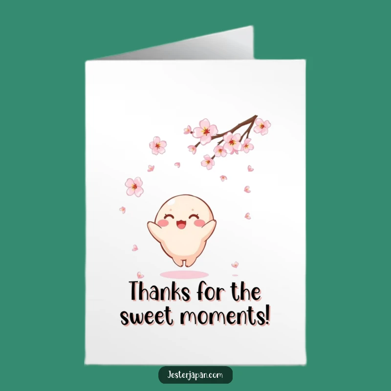 Thank You Kawaii Cherry Blossom: Free Printable Gratitude Downloadable Gift!