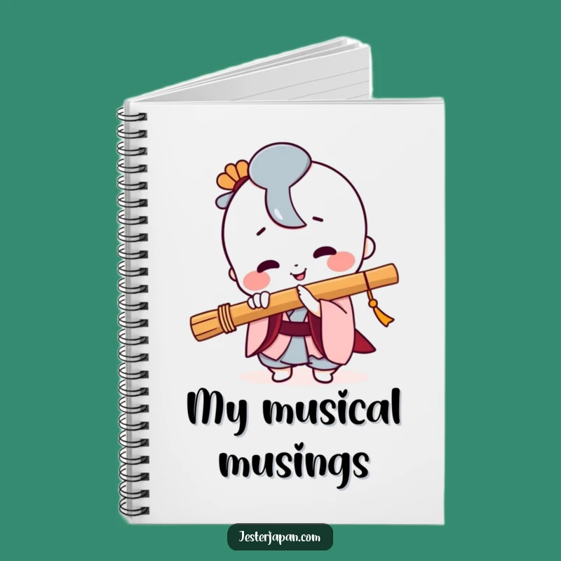 Funny Kawaii Flute Player Notebook: Cute Japanese Journal for Creative Ideas