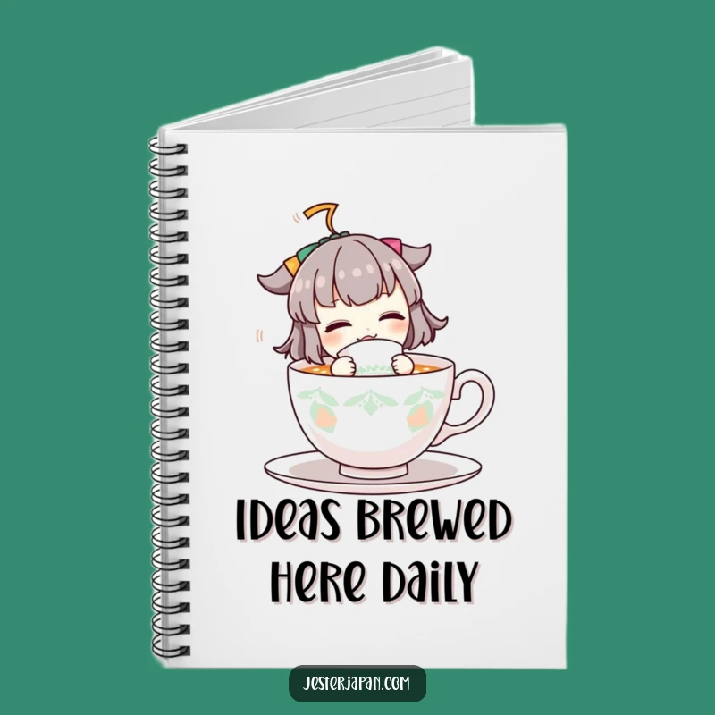 Funny Notebook: Energetic Sipper Character Journal, Perfect Funny Gift For Note-Takers
