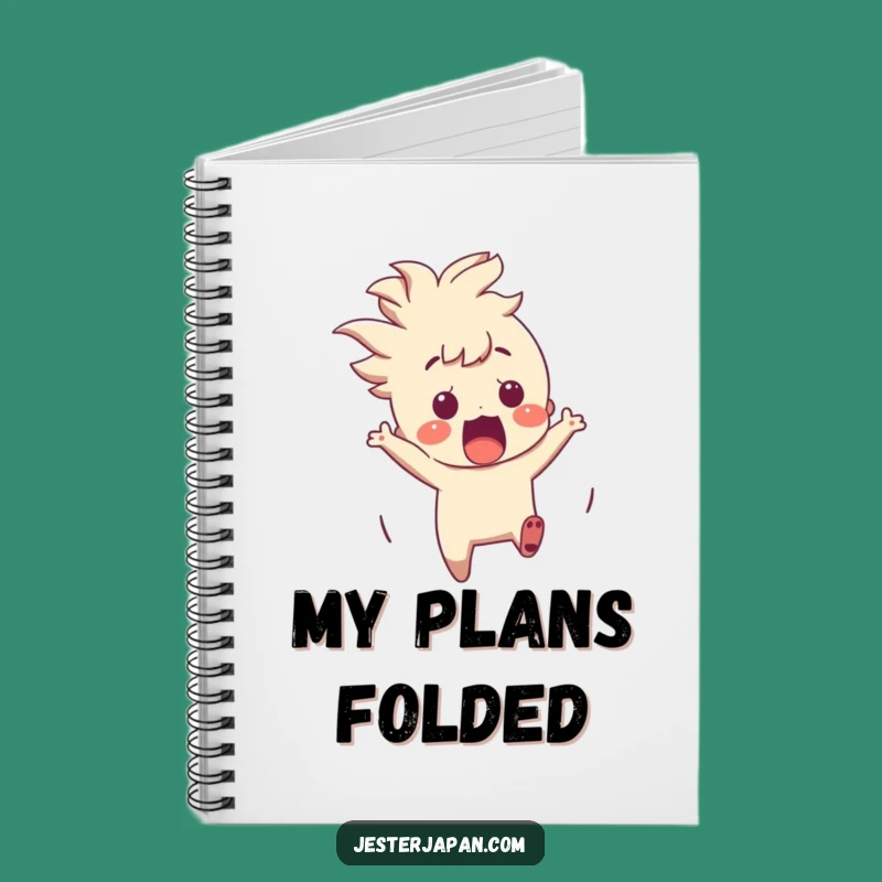 Funny Origami Crane Notebook: Startled Character's Surprise Journal Gift