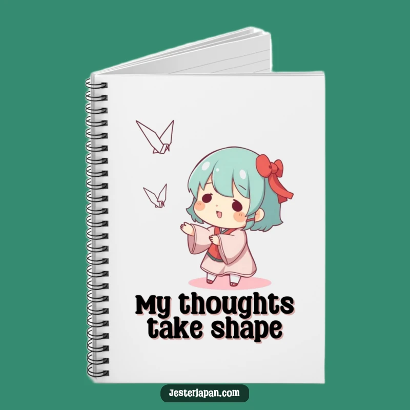 Funny Origami Crane Toss Notebook - Hilarious Journal for Creative Ideas