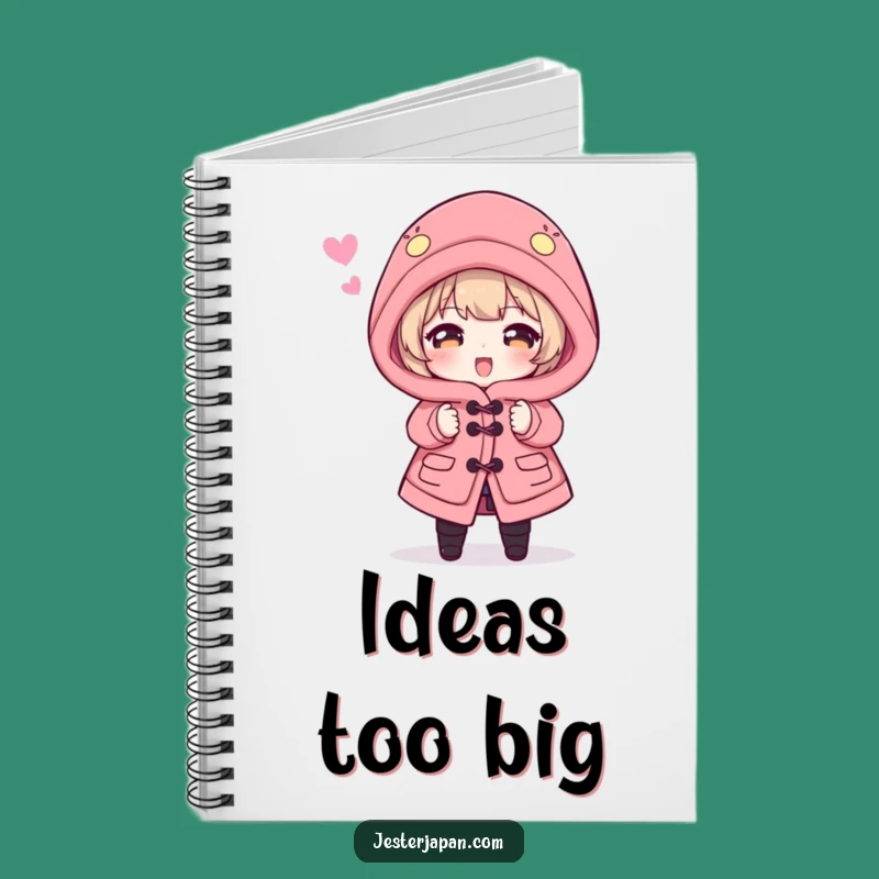 Funny Happi Coat Notebook: Hilarious Oversized Thoughts Journal, Perfect Funny Gift for Writers