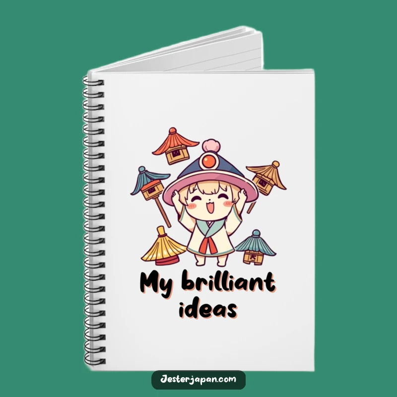 Funny Kawaii Hat Diary Notebook: Character Trying on Hats Journal