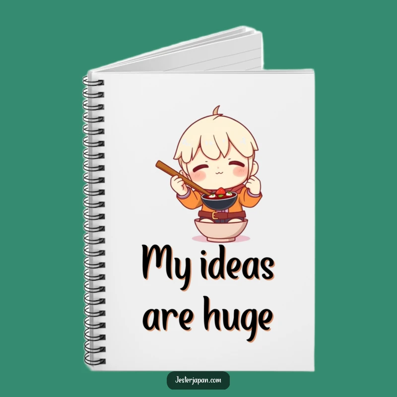 Funny Chopstick Diary Notebook: Capture Your Hilarious Thoughts and Meals