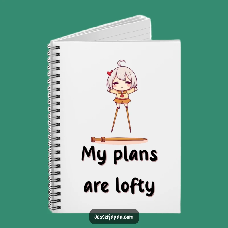 Funny Chopstick Stilts Notebook - Hilarious Journal for Culinary Adventures