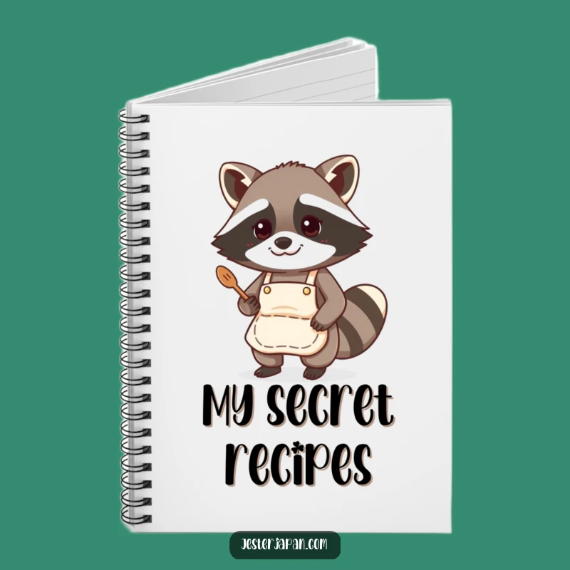 Funny Raccoon Chef Notebook: Jot Down Recipes with Hilarious Flair