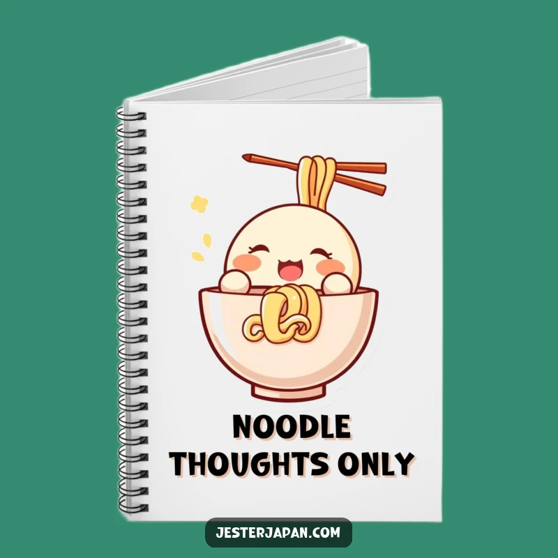 Funny Kawaii Noodle Slurp Notebook: Jot Down Your Delicious Ideas