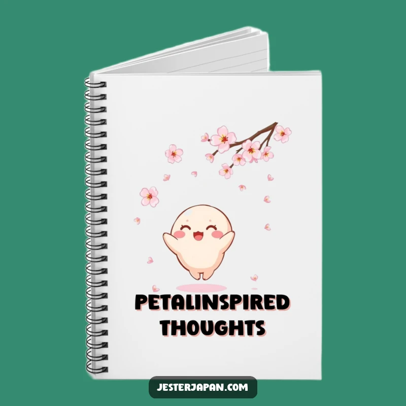 Funny Kawaii Cherry Blossom Notebook: Jot Down Springtime Thoughts
