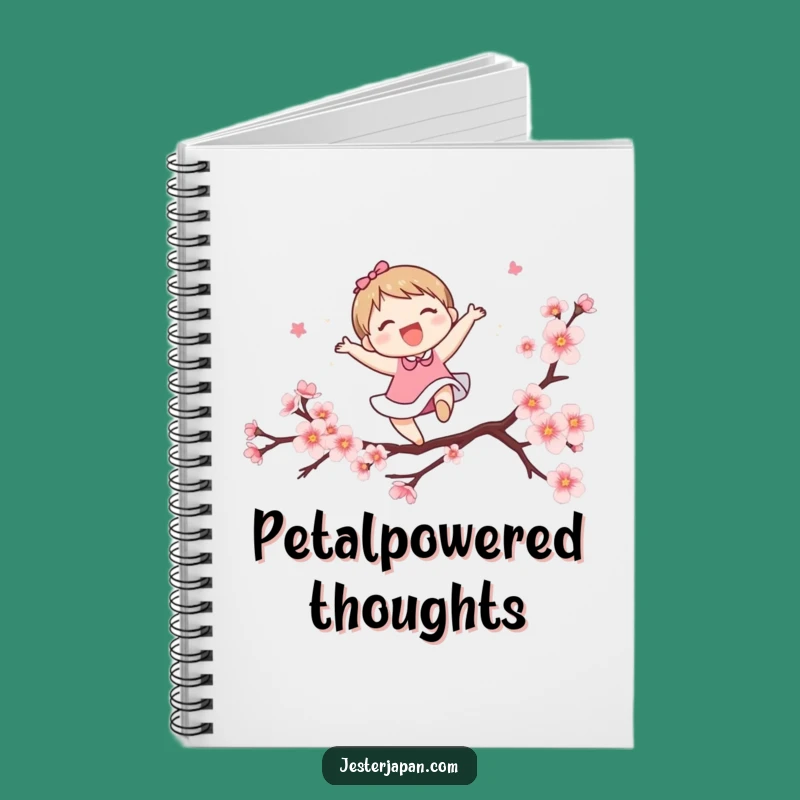 Funny Blossom Leaper Notebook: Jot Down Spring Ideas, Great Funny Gift for Dreamers