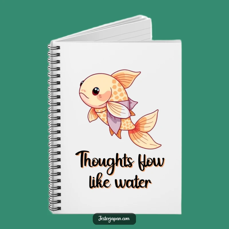 Funny Koi Kimono Notebook: Serene Fish Journal, Elegant Japanese Gift