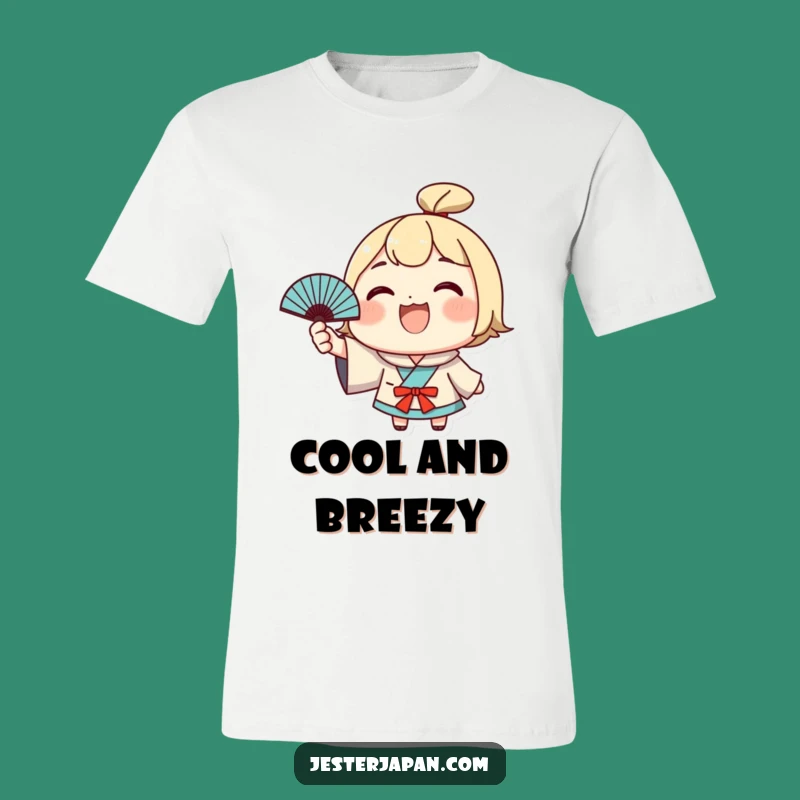 Funny Kawaii Grinning Fan T-Shirt: Hilarious Enthusiastic Tee