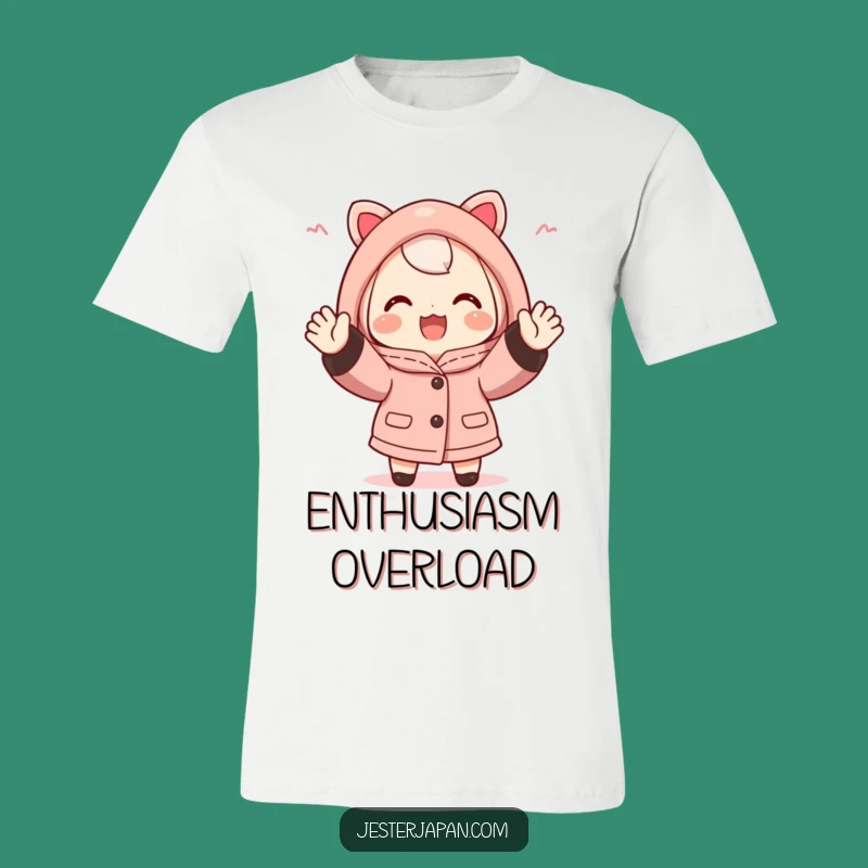 Funny Happi Coat Cheer T-Shirt: Energetic Character Design, a Great Funny Gift