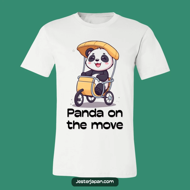 Funny Panda Rickshaw T-Shirt: Glee Character Tee, Ideal Funny Gift for Joyful Souls