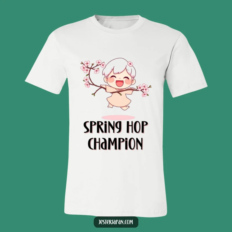 Funny Spring Hop T-Shirt: Joyful Character, Hilarious Seasonal Gift