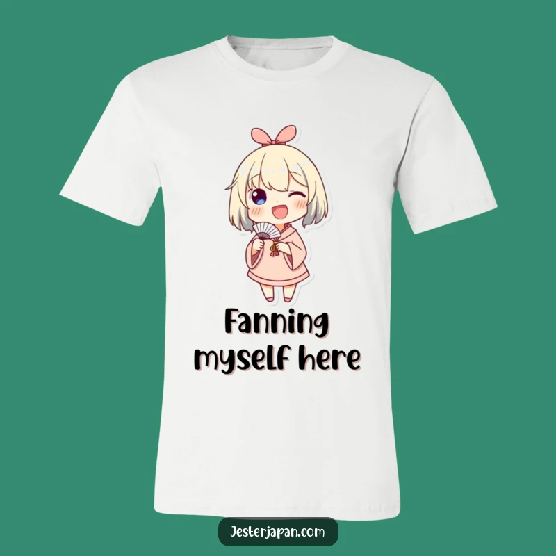 Funny Waving Fan T-Shirt - Spread Good Vibes with Humor!