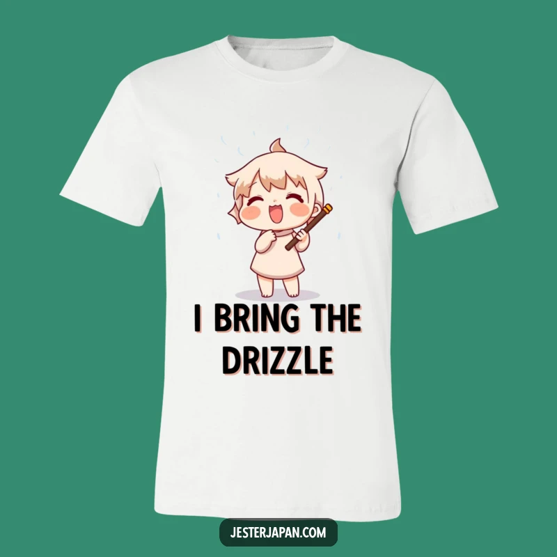 Funny Rain Shower T-Shirt - Whimsical Character Tee for Joyful Souls
