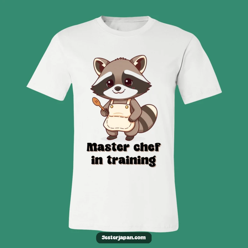 Funny Raccoon Chef T-Shirt: Cook Up Laughs in Hilarious Style