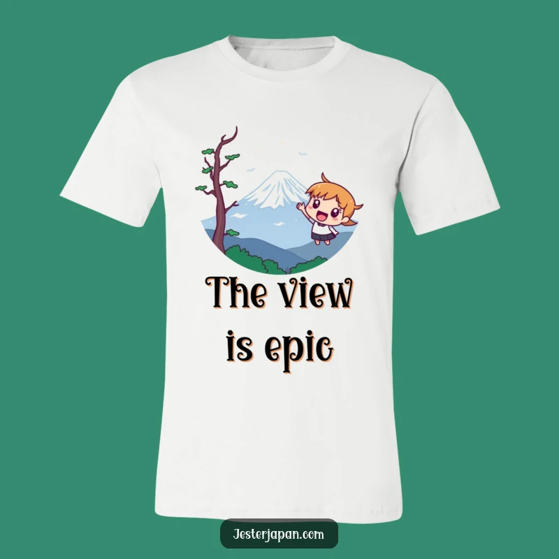 Funny Mount Fuji Explorer T-Shirt: Adventure Awaits, Hilarious Travel Apparel