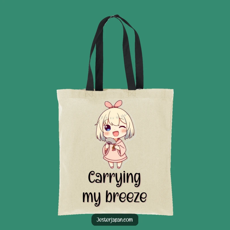Funny Waving Fan Tote Bag - Carry Your Cheer Everywhere!