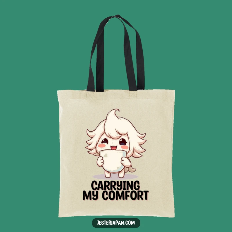 Funny Happy Drinker Tote Bag - Chic & Hilarious Carryall for Cozy Days