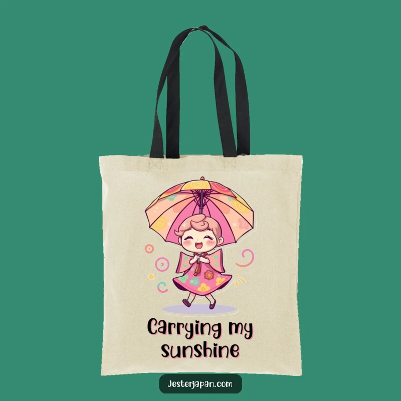 Funny Umbrella Dance Tote Bag - Stylish Humor for Everyday Adventures Gift