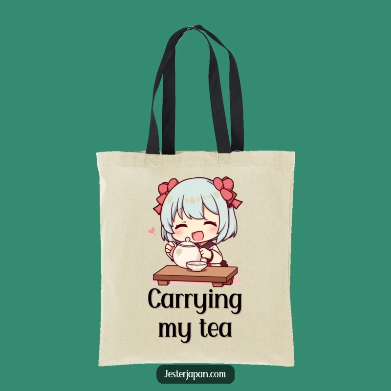 Funny Tiny Tea Ceremony Tote Bag - Carry Your Calm & Chuckles!