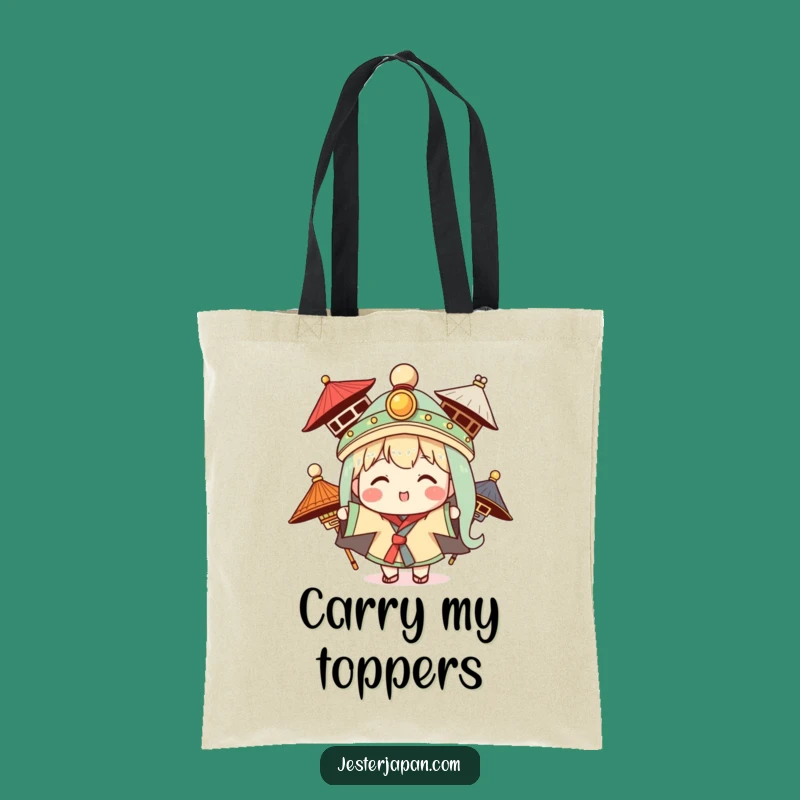 Funny Kawaii Hat Collector Tote Bag - Humorous & Stylish Gift