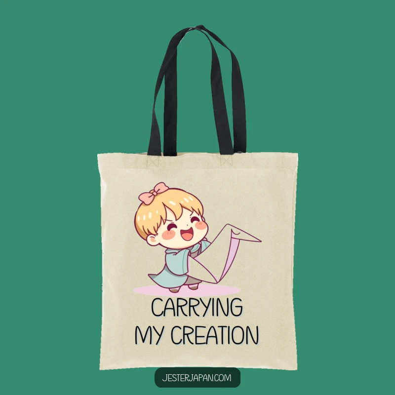 Funny Kawaii Origami Crane Tote Bag: Carry Your Big Dreams (and Stuff)