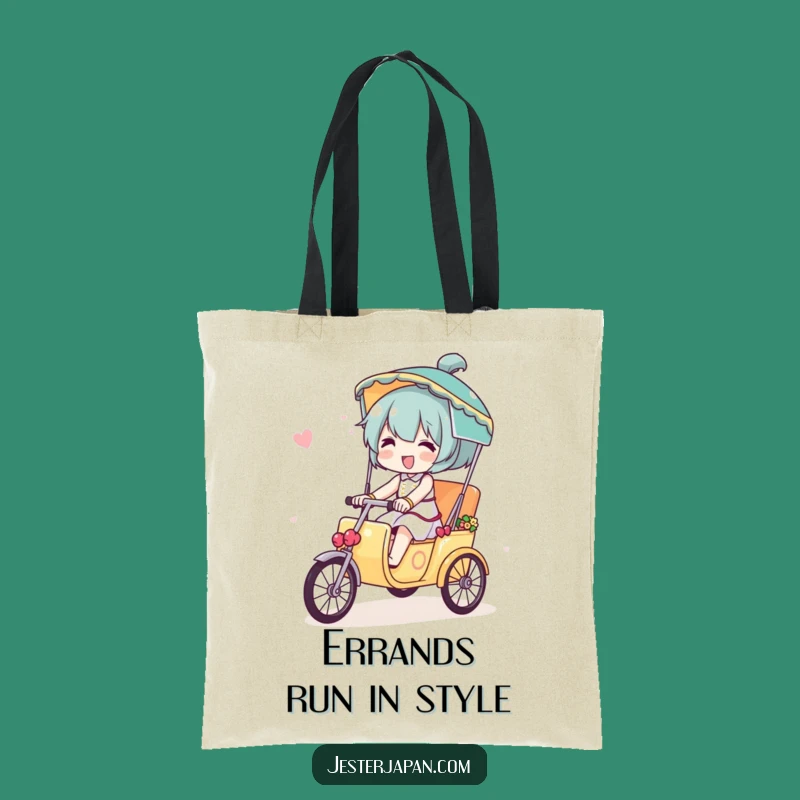Funny Rickshaw Rider Tote Bag - Chic & Hilarious Carryall for Explorers