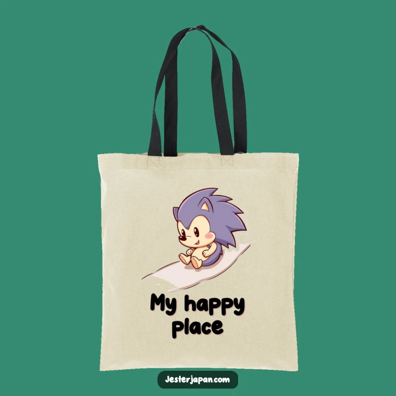 Funny Hedgehog Rolling Tote Bag - Cute & Practical Gift